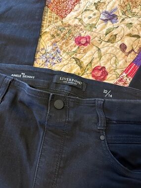 Liverpool Jeans Company Ankle Skinny Jeans - Black